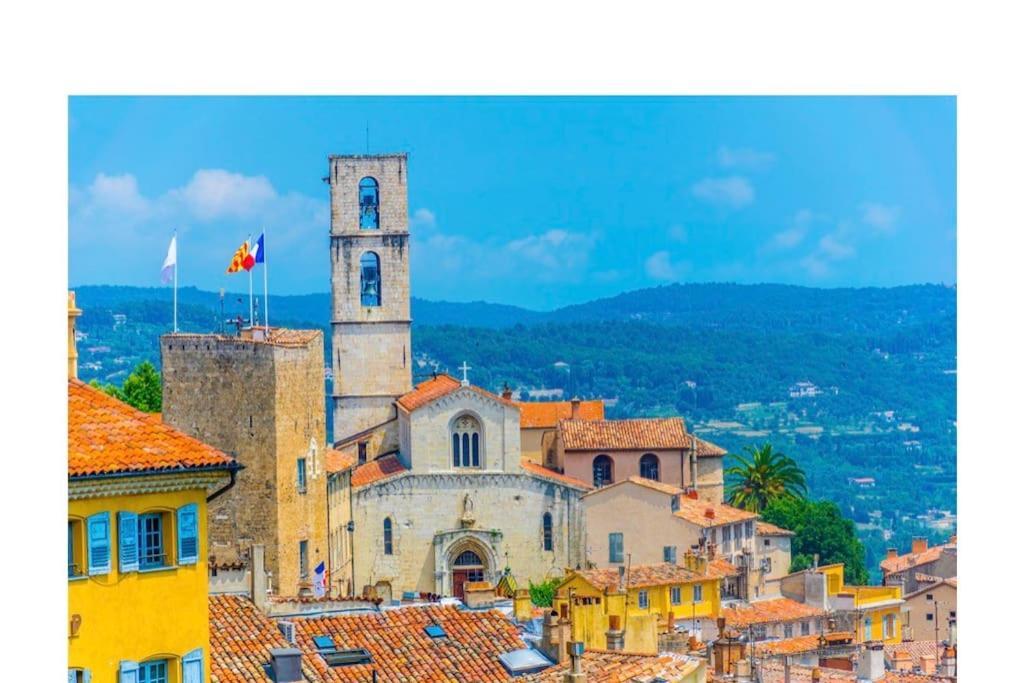 Grasse : Centre Ville Superbe Appartement 2 Chambres Exterior foto